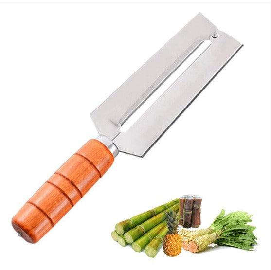 Stainless Steel-Natural Non-slip Wooden Handle Knife - Image 2