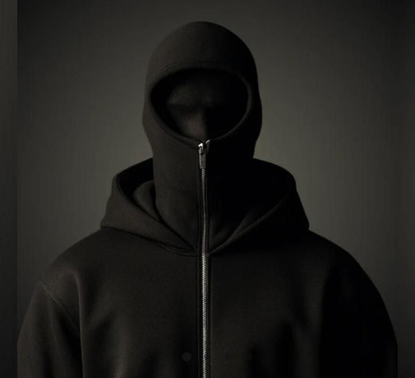 Men's Full Sleeves Zipper Hoodie with Mask