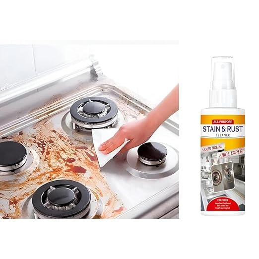Stain and Rust Removal Spray Cleaning Solution (Pack of 1) - Image 2