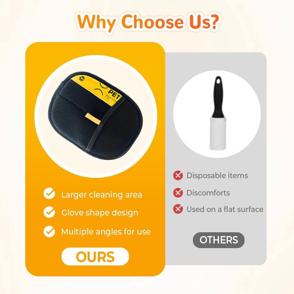 2-1 Pet Hair Removal Gloves