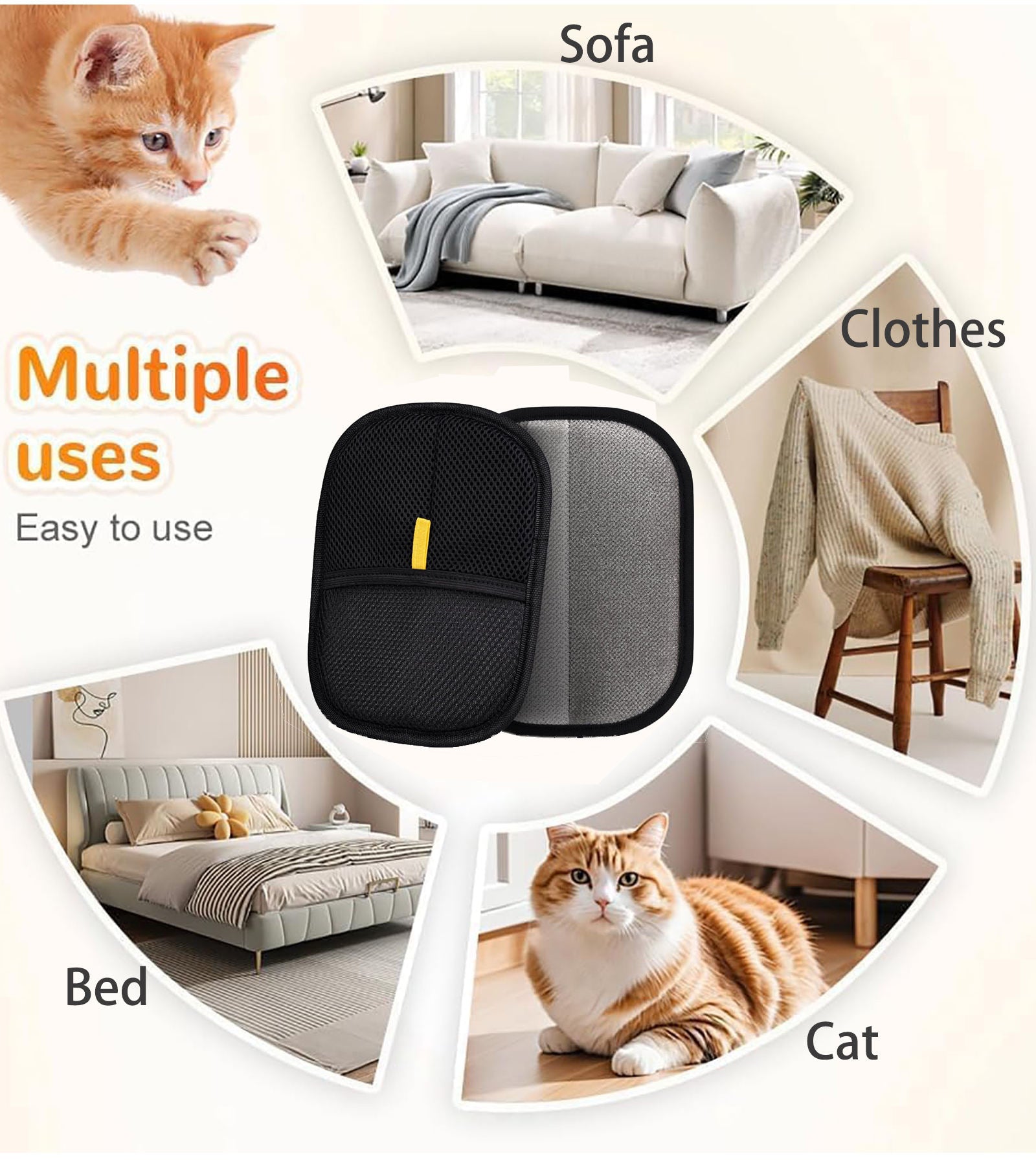  Pet Hair Removal Gloves - Image 6