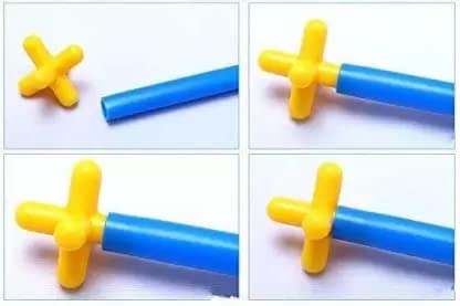 Colorful Straw Educational Building Smart City Blocks for Kids - Image 8